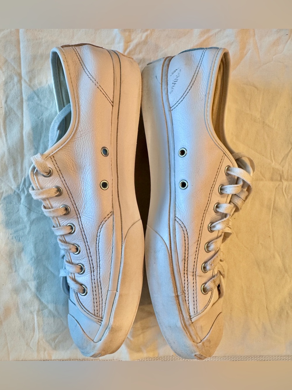 Converse - Jack Purcell 'White' size 12M 13.5W - Picture 6 of 10